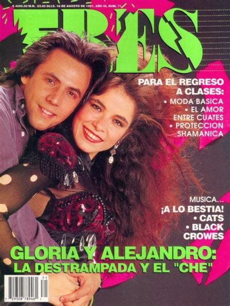 alejandro lerner y gloria trevi gloria trevi pinterest portadas revistas y los 90