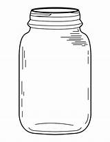 Jar Coloring Mason Pages Drawing Empty Template Jars Colouring Cookie Printable Zoom Kids Etsy Clip Colored Fairy Sheets Drawings Click sketch template