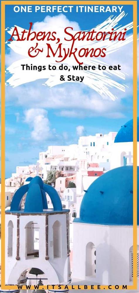 10 Day Greece Itinerary The Perfect Athens Mykonos