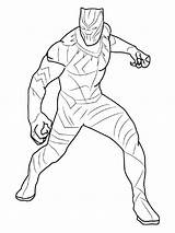 Panther Coloring Pages Print Avengers Superhero Choose Board Marvel Printable sketch template