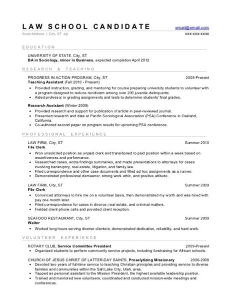 law school resume templates prepping  resume  law school