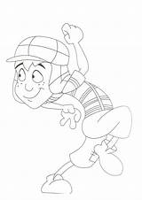 Chavo Colorear Chaves Coloring Chilindrina Turma sketch template