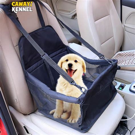 cawayi kennel reizen hond auto seat cover opvouwbare hangmat pet carriers bag carrying voor