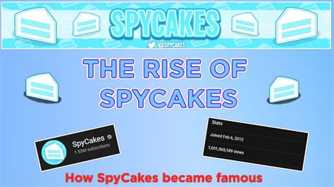 rise  spycakes youtuber stories  spycakes  famous