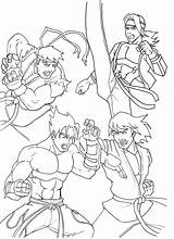 Tekken Lineart Fighter Street Deviantart Drawings sketch template