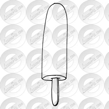 popsicle outline  classroom therapy  great popsicle clipart