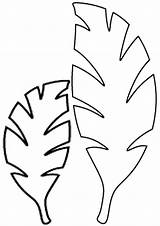Jungle Plants Drawing Clipartmag Rainforest Leaf sketch template