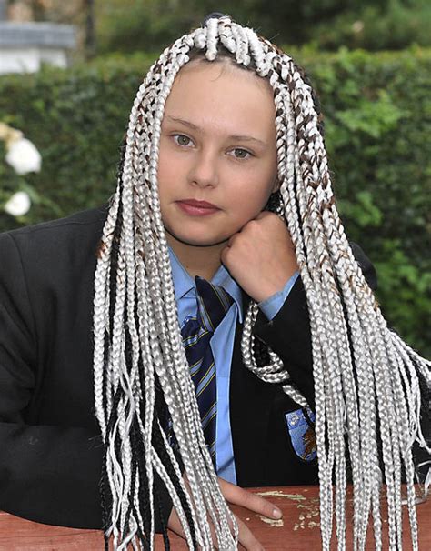 pupil sent home from school for her white dreadlocks hair style uk