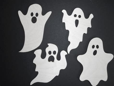 halloween ghost shapes pack    variations  mm plywood spooky