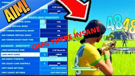 best aimbot settings in fortnite must use youtube