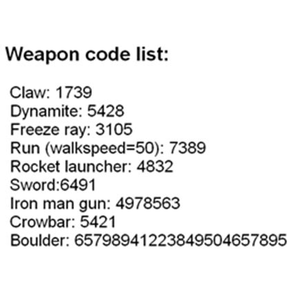 Roblox Gear Codes Op Swords