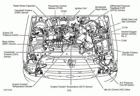 ford explorer engine parts diagram