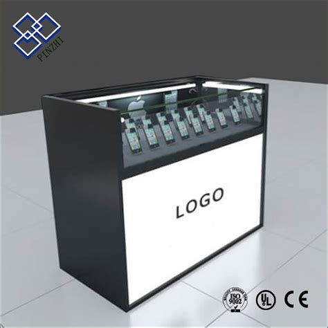 mobile phone display cabinet design guangzhou pinzhi display manufacturer
