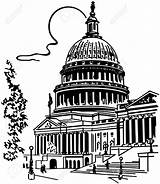 Building Drawing Congress Getdrawings Capitol sketch template