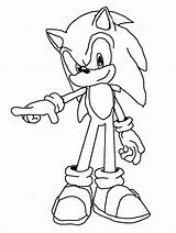 Sonic Hedgehog Coloring Printable Pages Color Onlinecoloringpages Sheet sketch template