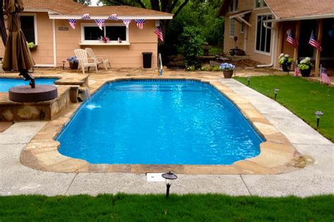 inground fiberglass pool fiberglass pools diy pool