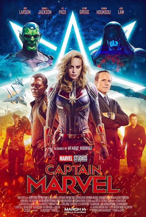 captain marvel  poster printkeg blog