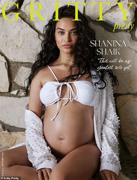 saturday  september    australian model shanina shaik  pregnancy  changed