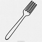 Fork Drawing Line Ausmalbild Coloring Plate Cutlery Book Pngwing sketch template