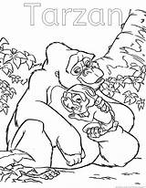 Coloring Kong King Tarzan Pages Printable Kids Little Kalas Hug Warm Print Book Books Popular sketch template