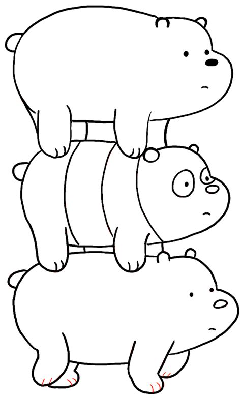 bare bears cartoon network coloring pages coloring pages