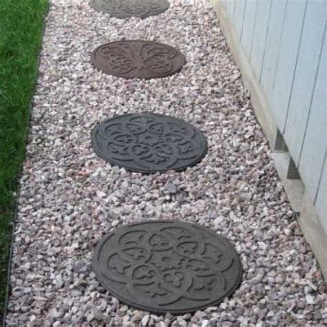 Rubber Stepping Stones And Lawn Edging