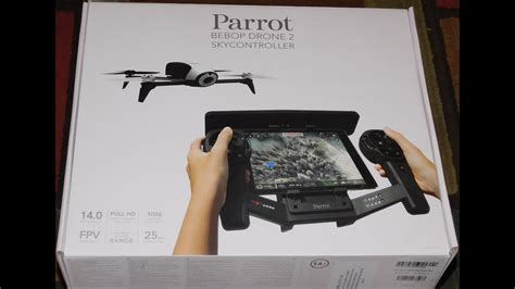 parrot bebop   skycontroller black edition unboxing   indoor flight march