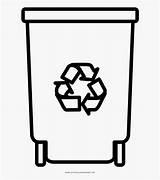Bin Coloring Garbage Template Drawing Recycling Basura Pages Templates sketch template