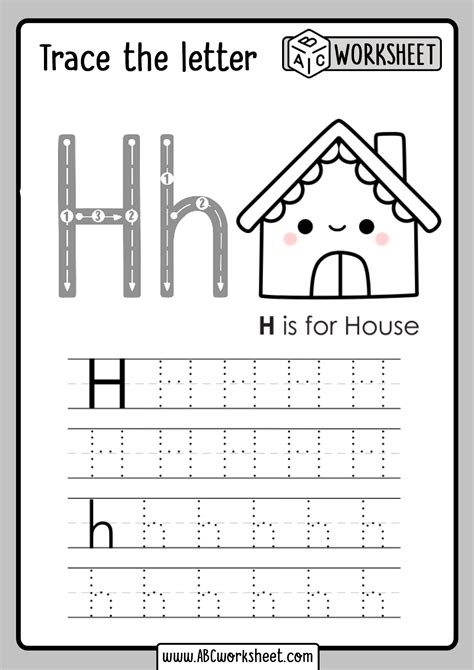 tracing letter  worksheets