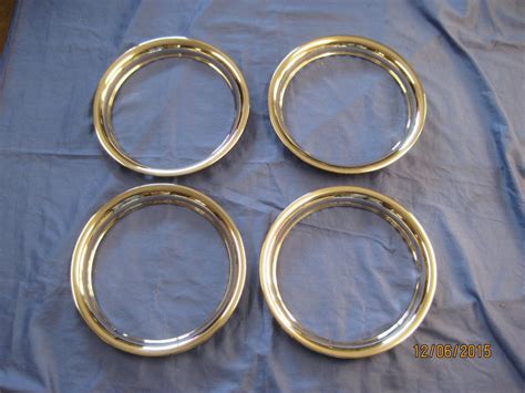 set   mgb  rostyle stainless steel wheel trims glzzx