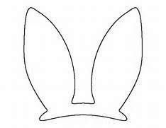 easter bunny ears pattern   printable outline  crafts