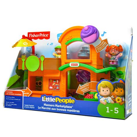 fisher price  people manners marketplace playset samko miko