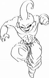 Buu Kid Majin Coloring Pages Search Again Bar Case Looking Don Print Use Find sketch template
