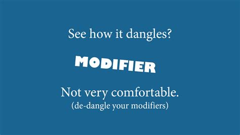 de dangling dangling modifiers usage tips