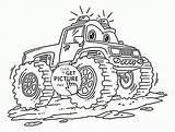 Coloring Pages Truck Monster Kids Choose Board Transportation sketch template