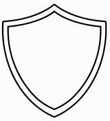 Shield Coloring sketch template