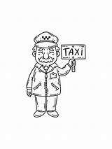 Taxi Driver sketch template