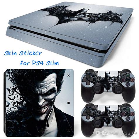 cool joker ps slim vinyl skin sticker console skin controller cover decal skins  ps