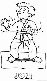 Joni Judo Katrien Duck Karate sketch template