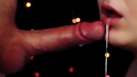 Perfect Sloppy Blowjob Close Up Pulsating Orgasm Oral