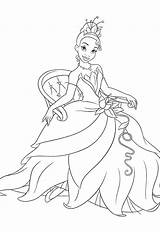 Tiana Principessa Ranocchio Prinzessin Bestcoloringpagesforkids Ariel Puteri Princesse Halaman Cinderella Kidipage Mewarna Kertas Muka sketch template