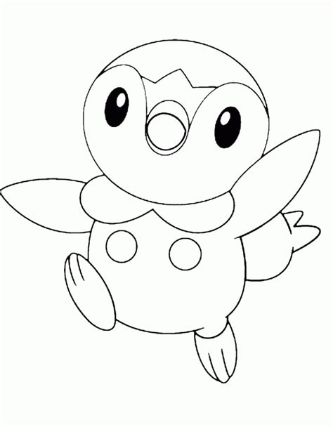 piplup sheet coloring pages