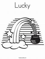 Coloring Pages Goals Rainbow March Sheet Lucky Book Printable End St Pelangi Colors Patrick Dream Rr Pot Gold Twistynoodle Builders sketch template