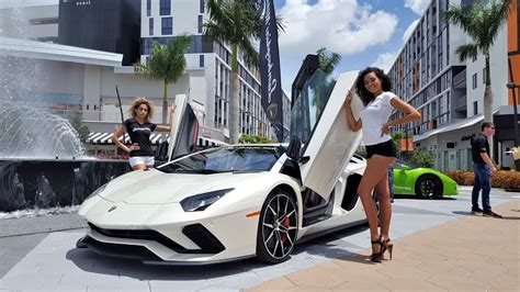 Hot Cars Hot Girls Lamborghini Miami And Supercar Paradise At Fathers Day