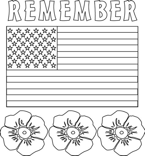 printable memorial day coloring sheets