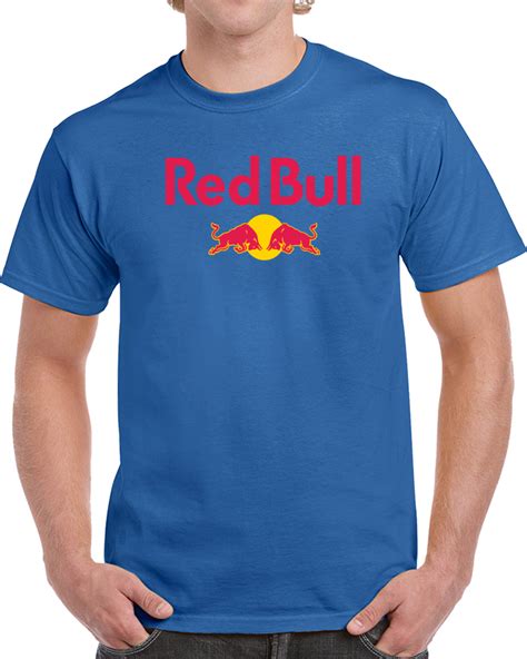 Red Bull Tee Trendy Energry Drink Logo T Shirt
