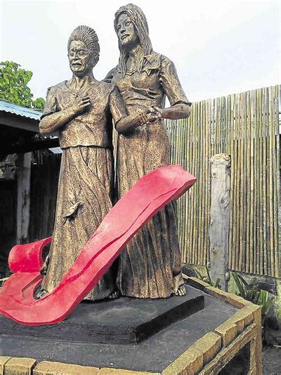 comfort woman statue installed on resort island boracay