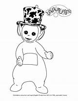 Teletubbies Dipsy Coloring Pages Getcolorings Birthday Choose Board sketch template