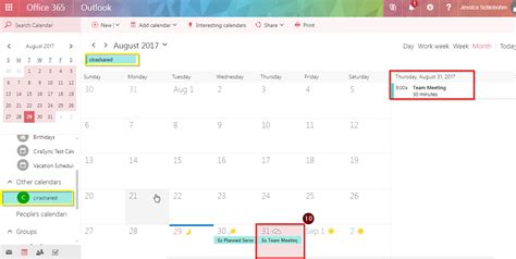 view  edit shared calendars  outlook web access
