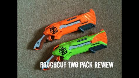 Nerf Zombie Strike Roughcut 2x4 2pk Unboxing Overview
